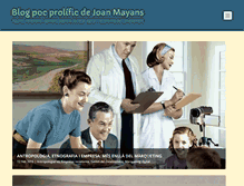 Tablet Screenshot of joanmayans.com